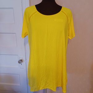 H by Halston Yellow Top  sz L